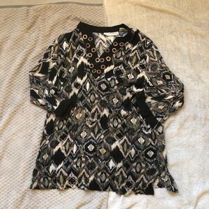 Women’s sag harbor unique designed blouse - XL